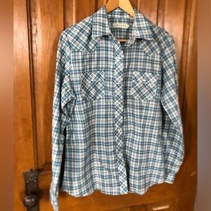 Roper Pearl Snap Plaid Western Shirt